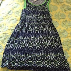 A soft stretchy fabric dress